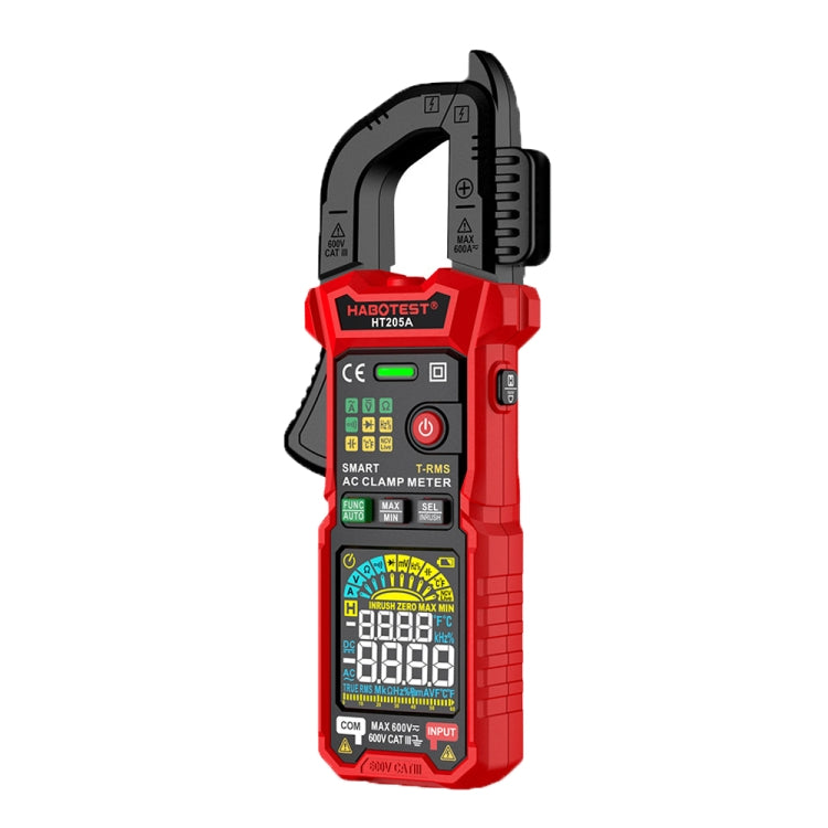 HABOTEST HT205A Multimetro a pinza intelligente multifunzionale antiustione, HT205A HABOTEST HT205A Multimetro a pinza intelligente multifunzionale antiustione, HT205A